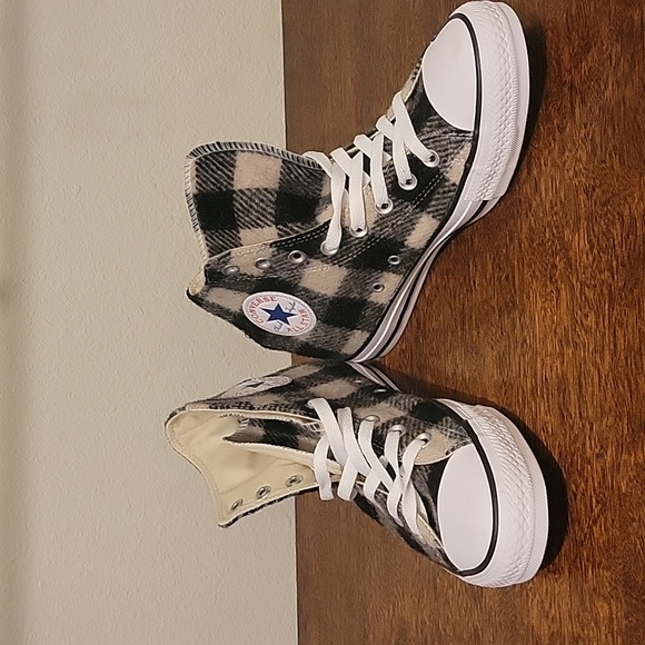 Converse Shoes - Converse Allstar High-top Plaid Sneakers